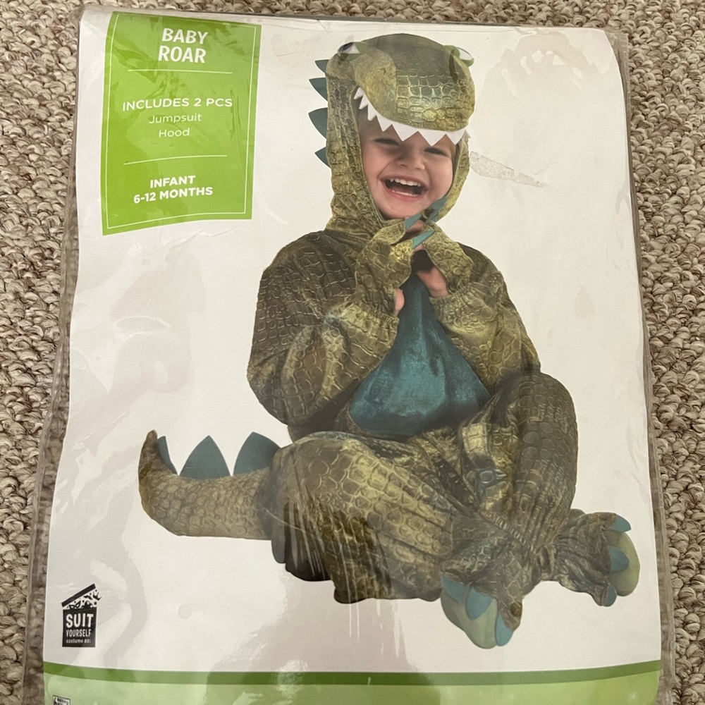 Dinosaur costume 6-12 months